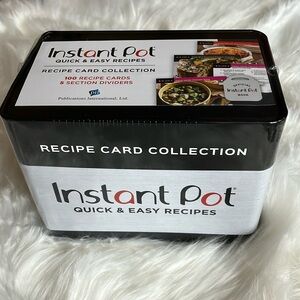 🆕 Instant Pot Quick & Easy Recipes and Tin 100 Recipe Cards